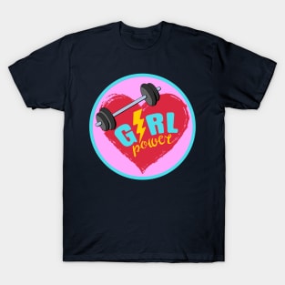 Girl Power Weightlifter T-Shirt